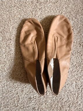 Bloch Tan Leather jazz shoes